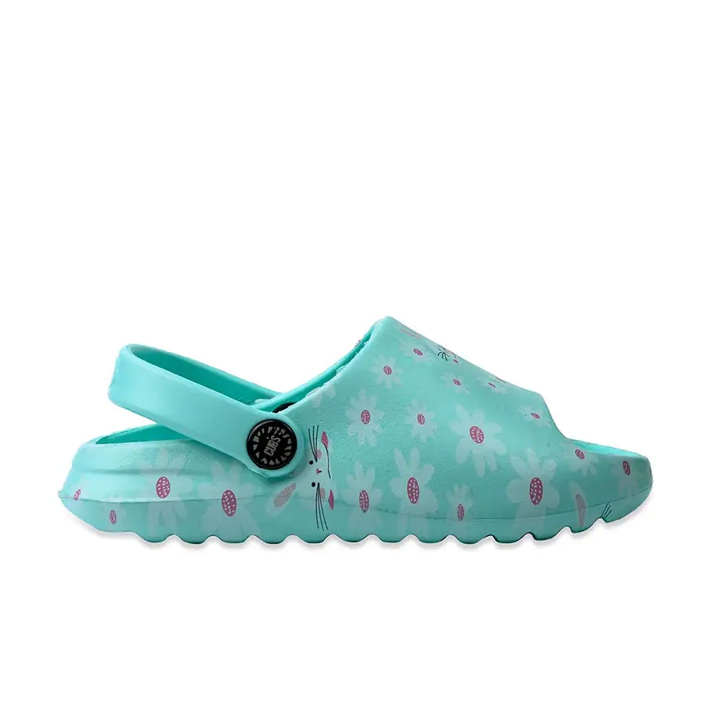 Cubs Open Toe Turquoise Bunny
