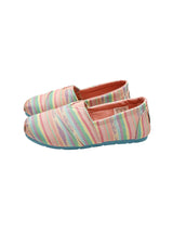 Cubs Pink Stripes Slip-on Espadrilles Kids