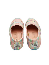 Cubs Pink Stripes Slip-on Espadrilles Kids