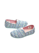 Cubs Blue & Pink Waves Slip-on Espadrilles Kids