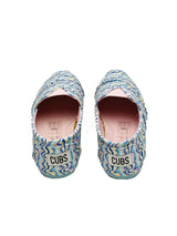 Cubs Blue & Pink Waves Slip-on Espadrilles Kids