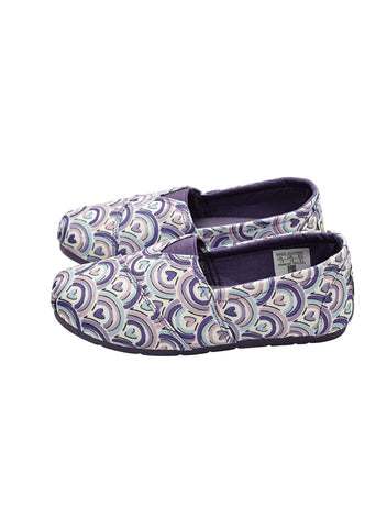 Cubs Purple Hearts Slip-on Espadrilles Kids