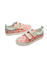 Cubs Pink Hearts Double Strap Sneaker Kids