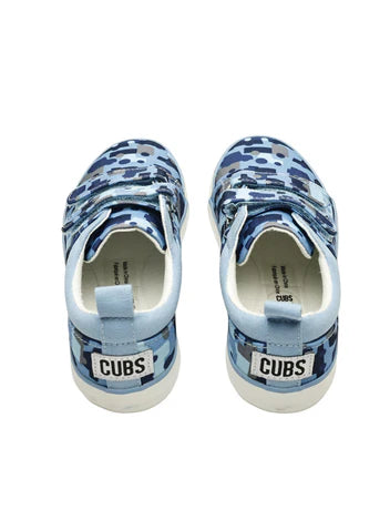 Cubs Cars Camouflage Double Strap Sneaker Kids