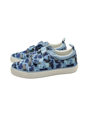 Cubs Cars Camouflage Double Strap Sneaker Kids