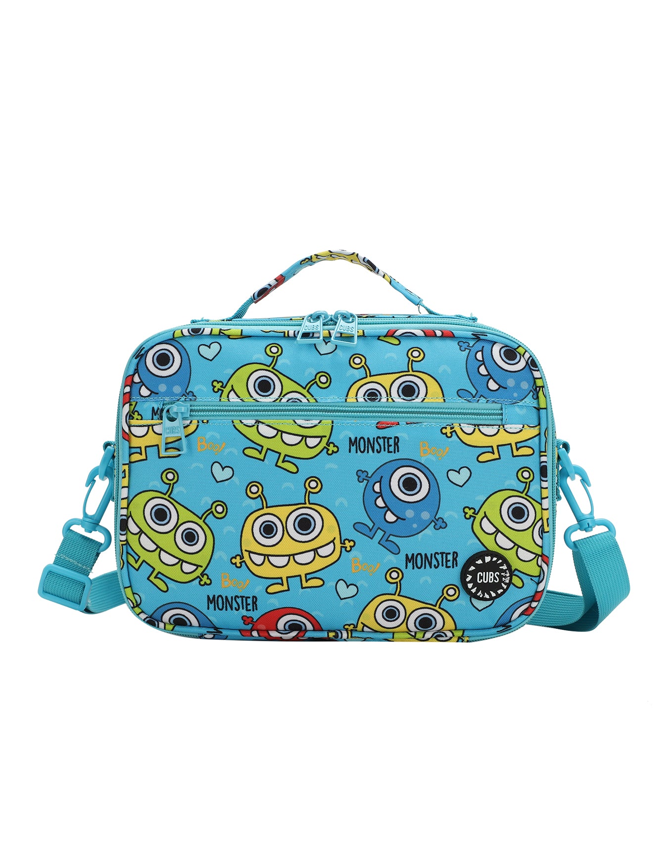 Cubs Monster Teeth cross body lunch bag