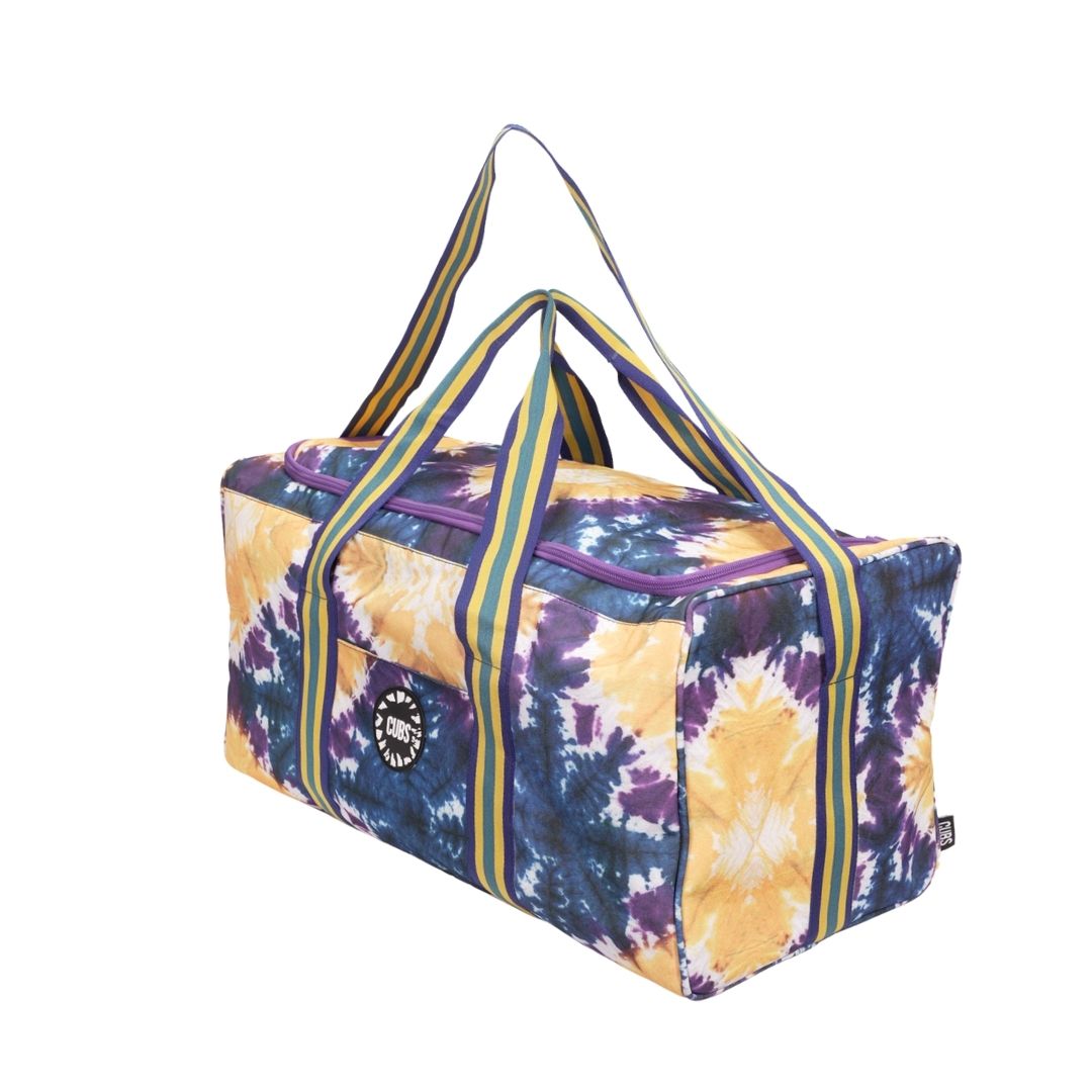 Cubs Purple/Blue Tie Dye weekender Duffle Bag