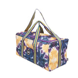 Cubs Purple/Blue Tie Dye weekender Duffle Bag