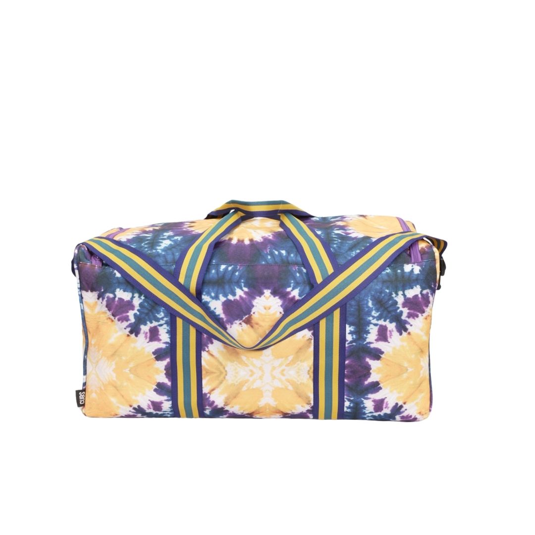 Cubs Purple/Blue Tie Dye weekender Duffle Bag