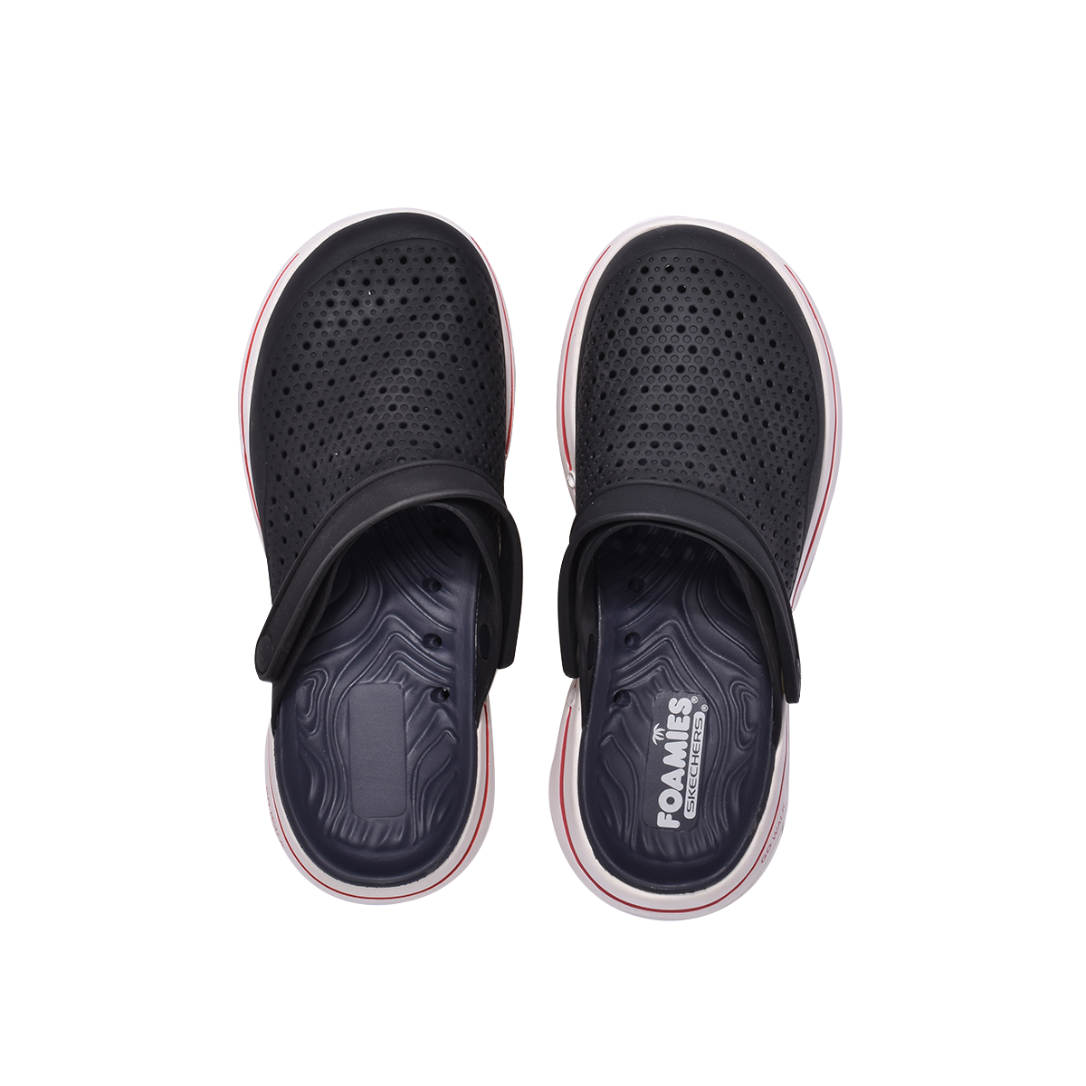 Skechers Foamies Go Walk 243016-Black Navy White
