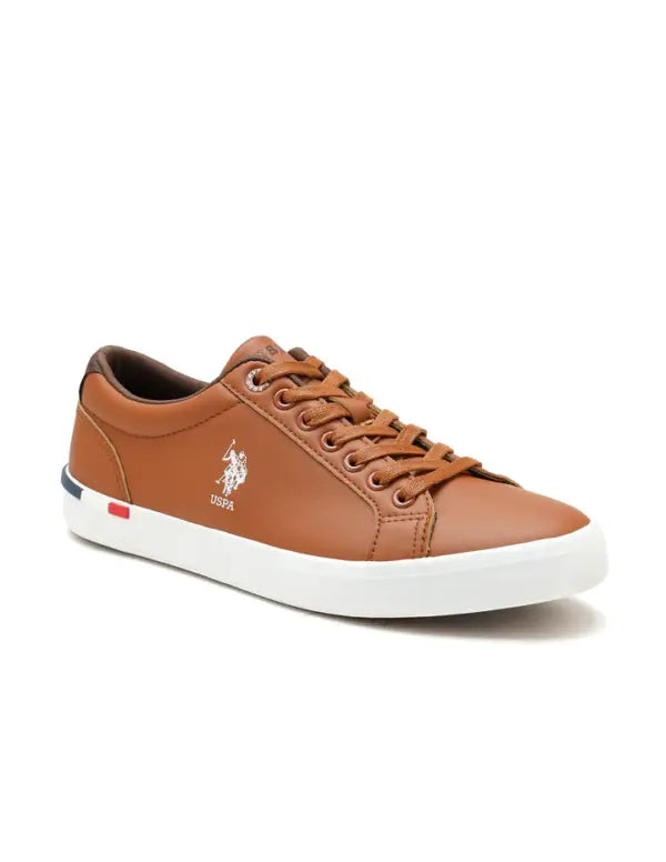 US Polo Men Solid Anton 2.0 Sneakers Brown