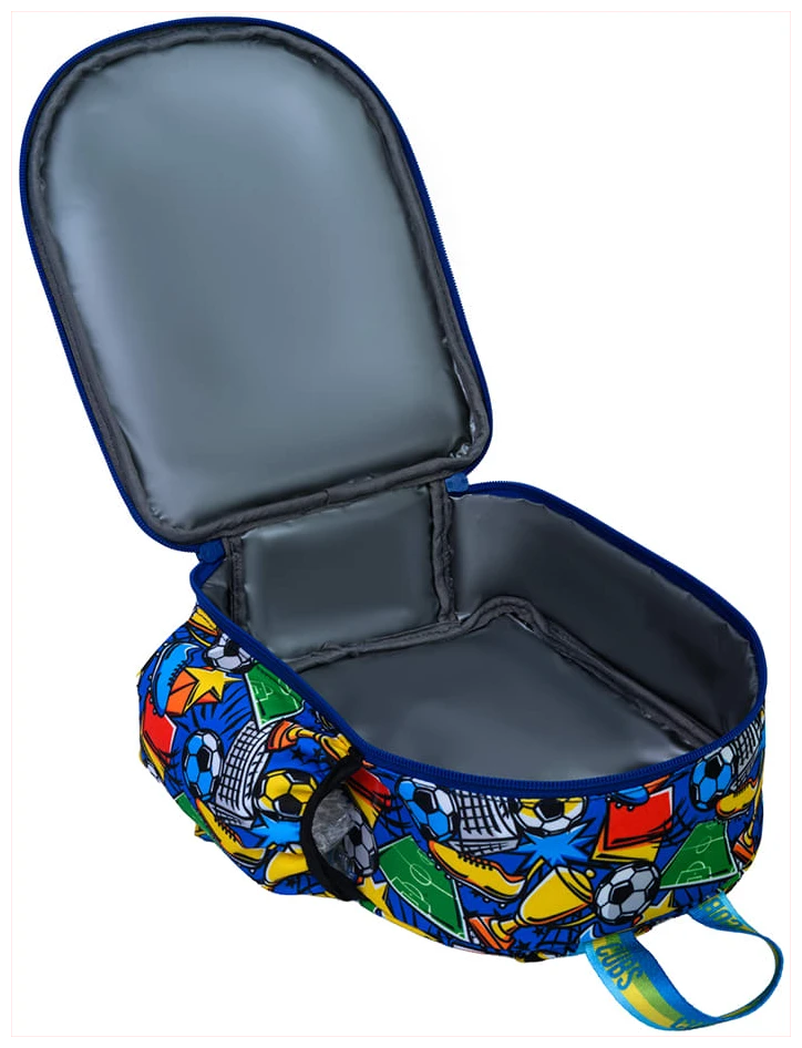 Cubs Football Fan letter M Nursery Lunch Backpack