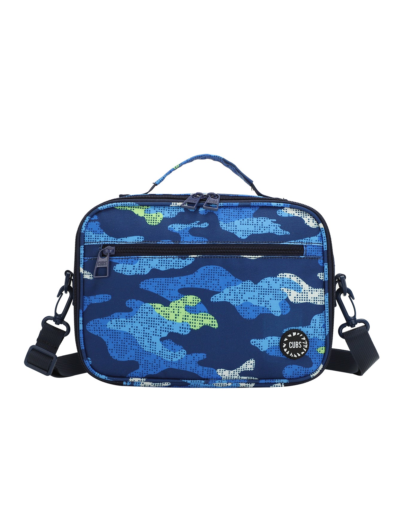 Cubs Camouflage Blue cross body lunch bag
