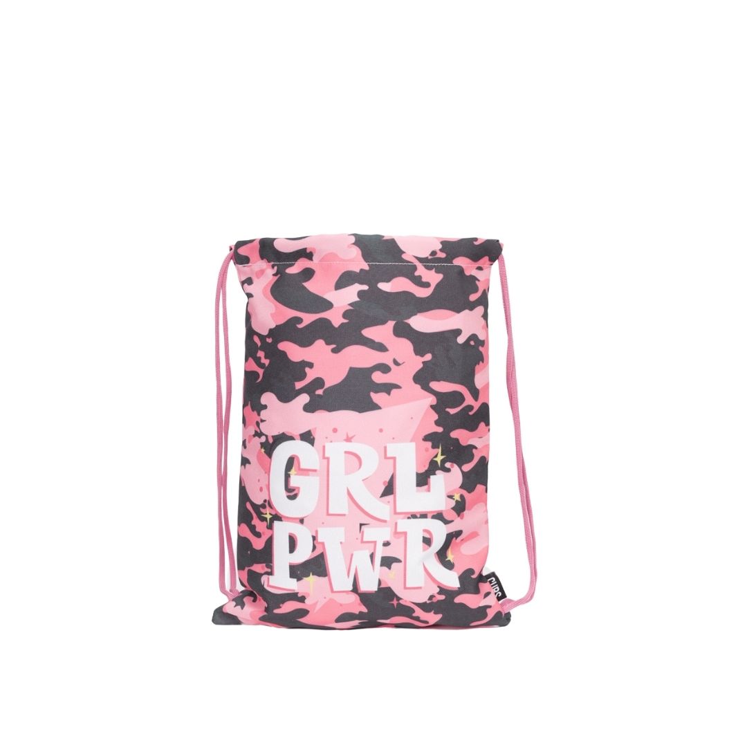 Cubs Camo Girl Power String Bag