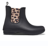 Crocs Freesail Chelsea Boot Women Leopard Black