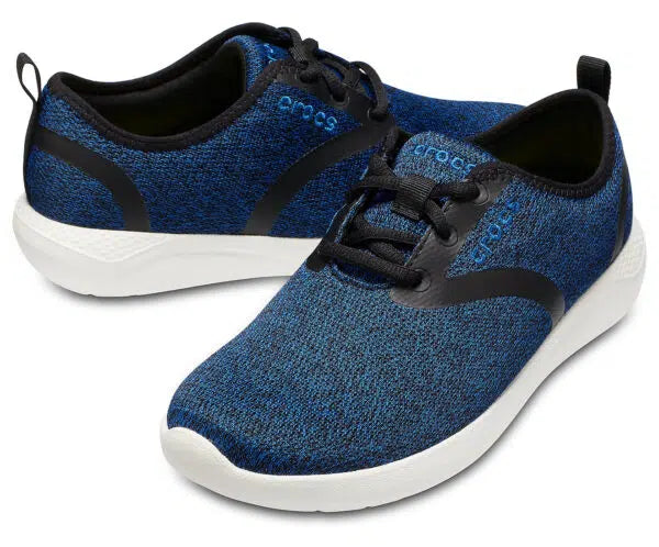 Crocs LiteRide Lace Women Blue Jean White