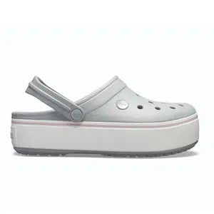 Crocs Crocband Platform Clog Light Grey Rose