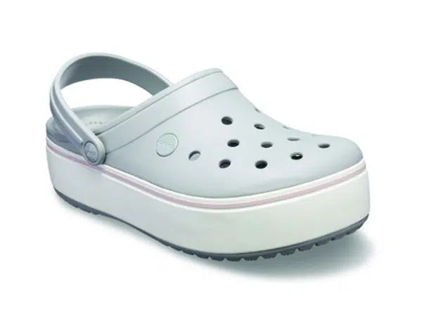 Crocs Crocband Platform Clog Light Grey Rose