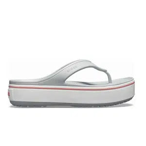 Crocs Crocband Platform Flip Light Grey Rose
