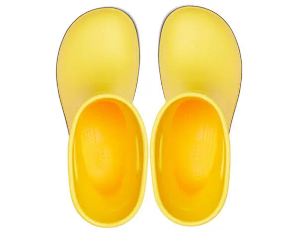 Crocs Crocband Rain Boot Kids Yellow Navy