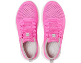 Crocs LiteRide Pacer Kids Electric Pink White