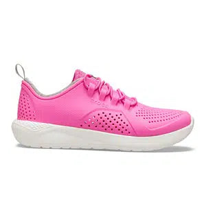 Crocs LiteRide Pacer Kids Electric Pink White