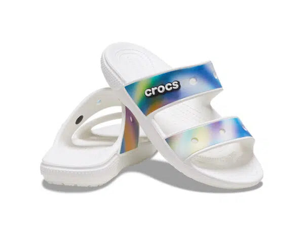 Crocs Classic Crocs Solarized Sandal White Multi