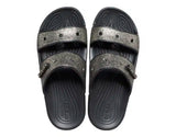 Crocs Classic Glitter II Sandal Black gold
