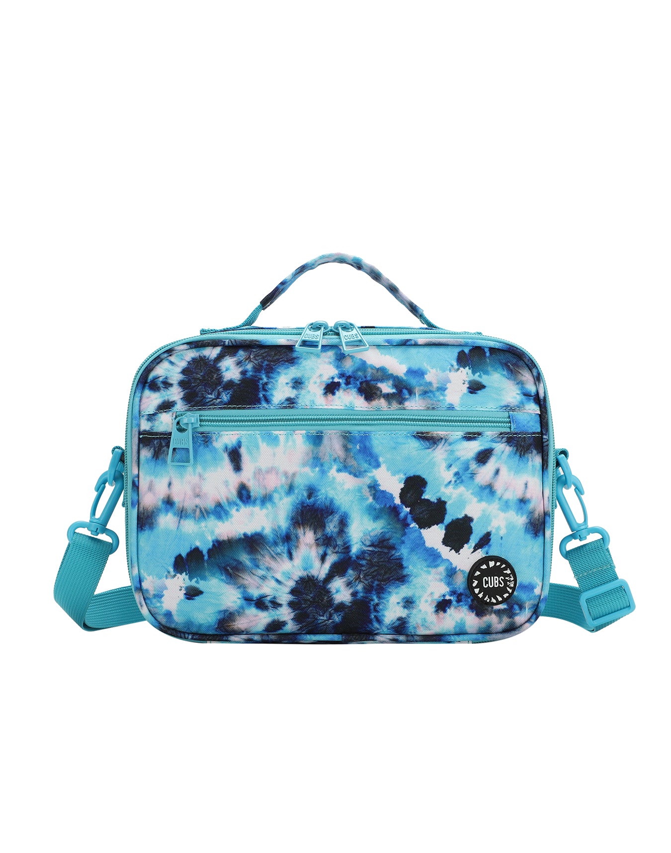 Cubs Turquoise Tie Dye cross body lunch bag