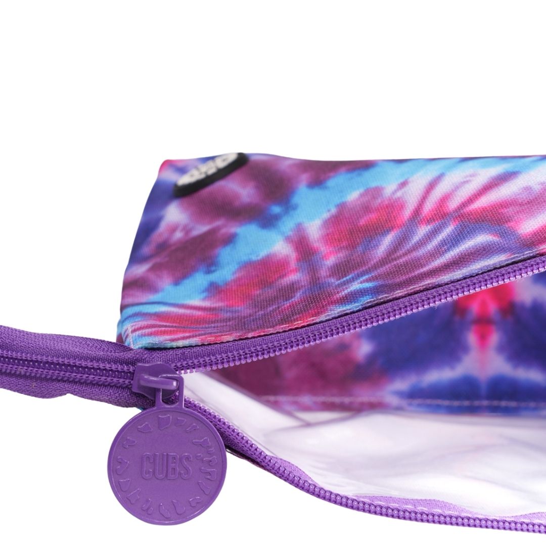 Cubs Tie Dye 3 Large Pouch