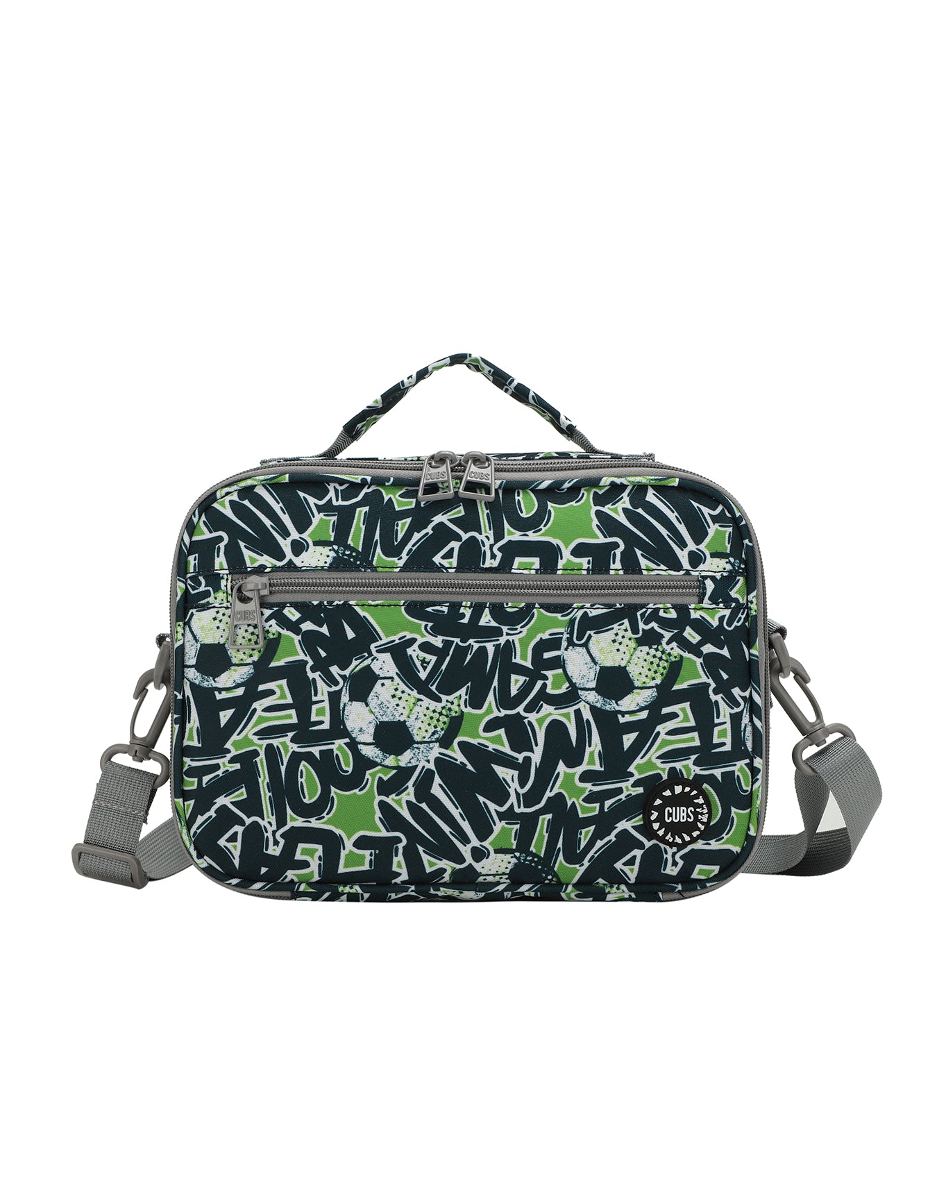Cubs Graffiti Football cross body lunch bag
