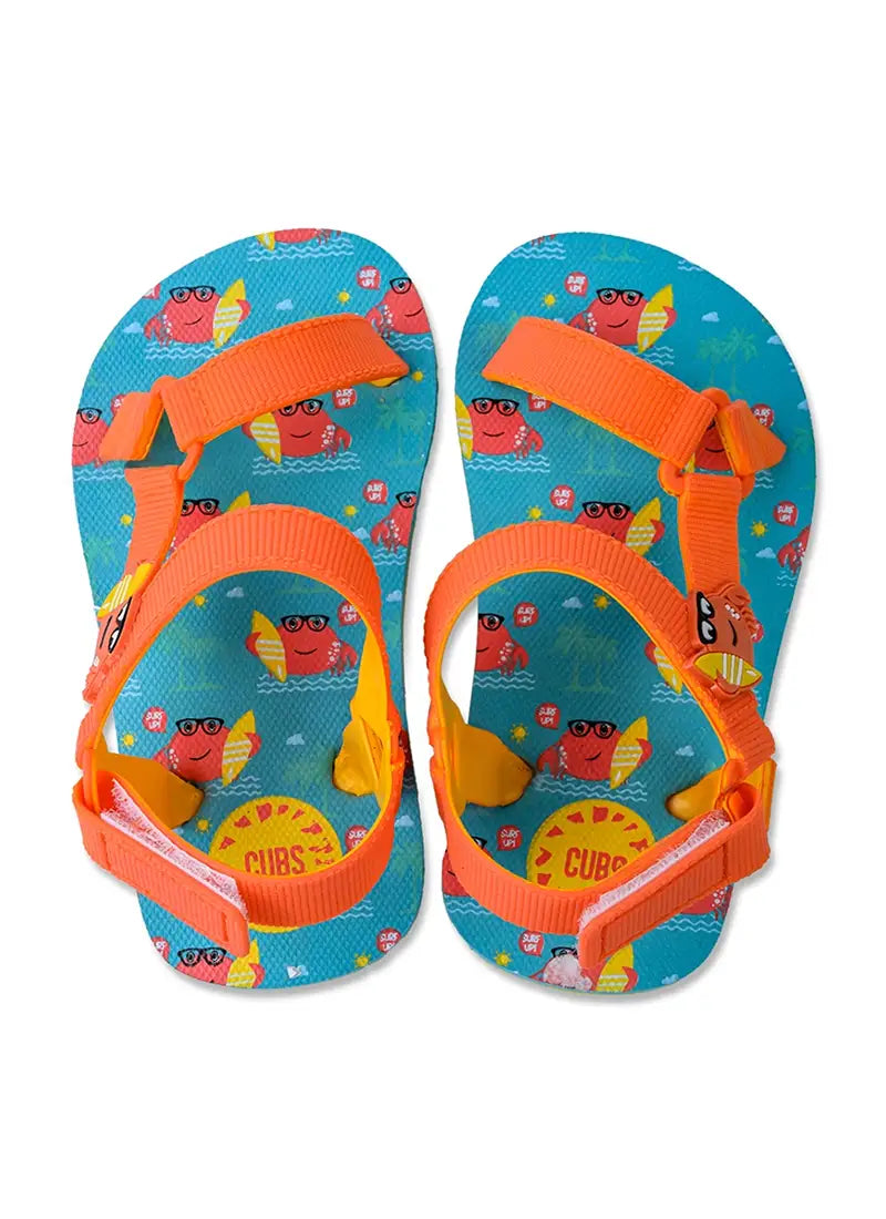 Cubs Sling Sandal Junior Boys Sailing Crab
