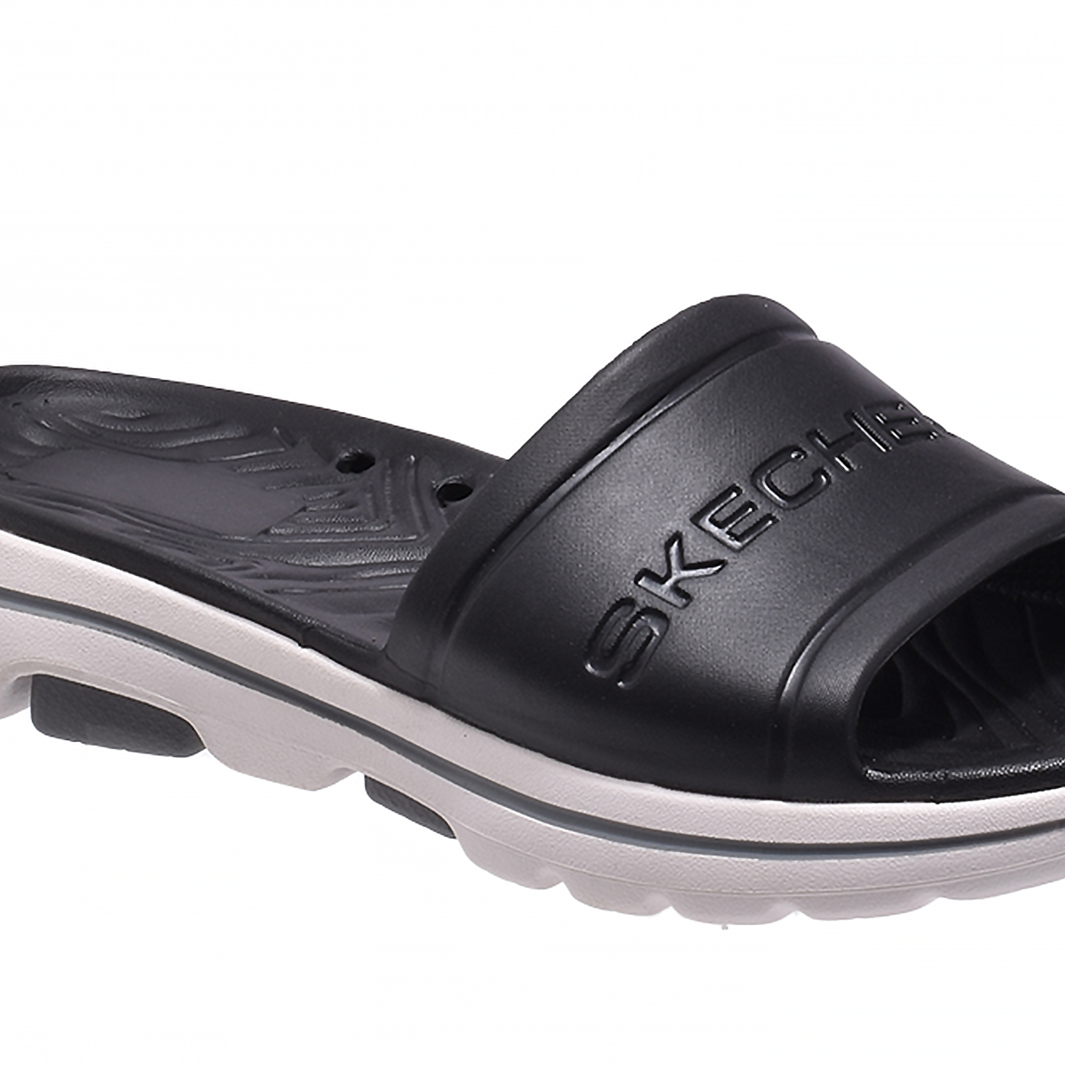 Skechers Foamies Go Walk Cruisen Slide 243021 -Black White Gray