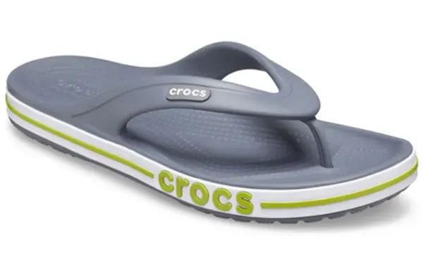 Crocs Bayaband Flip Charcoal/Volt Green