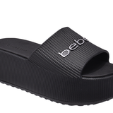 bebe Ploffy Women Slide-23162-JetBlack