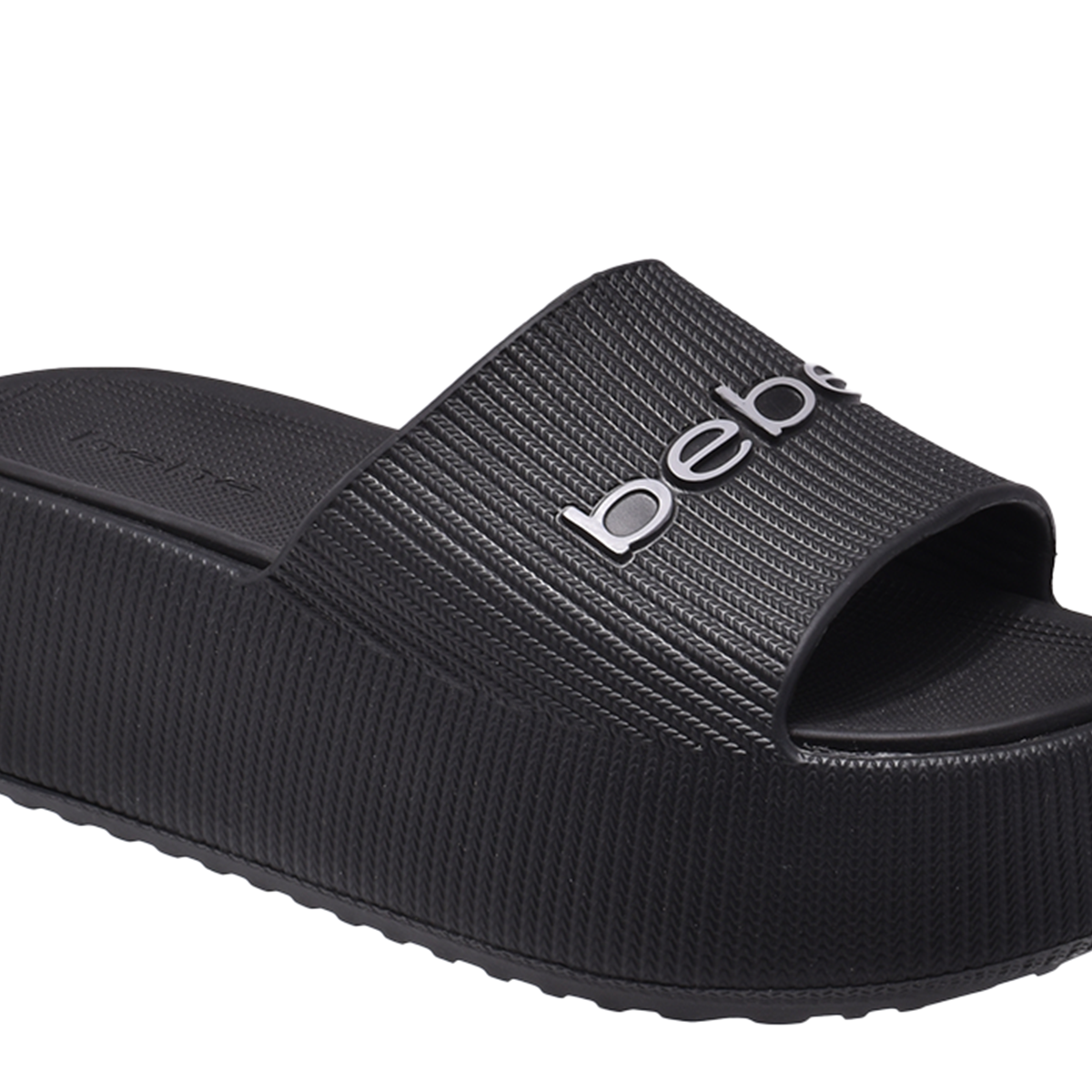bebe Ploffy Women Slide-23162-JetBlack