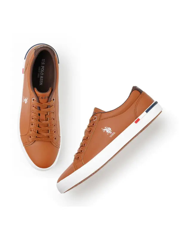 US Polo Men Solid Anton 2.0 Sneakers Brown
