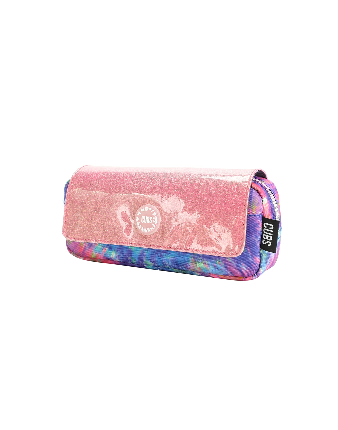 Cubs Blue and Purple tie dye High School Pencil Case