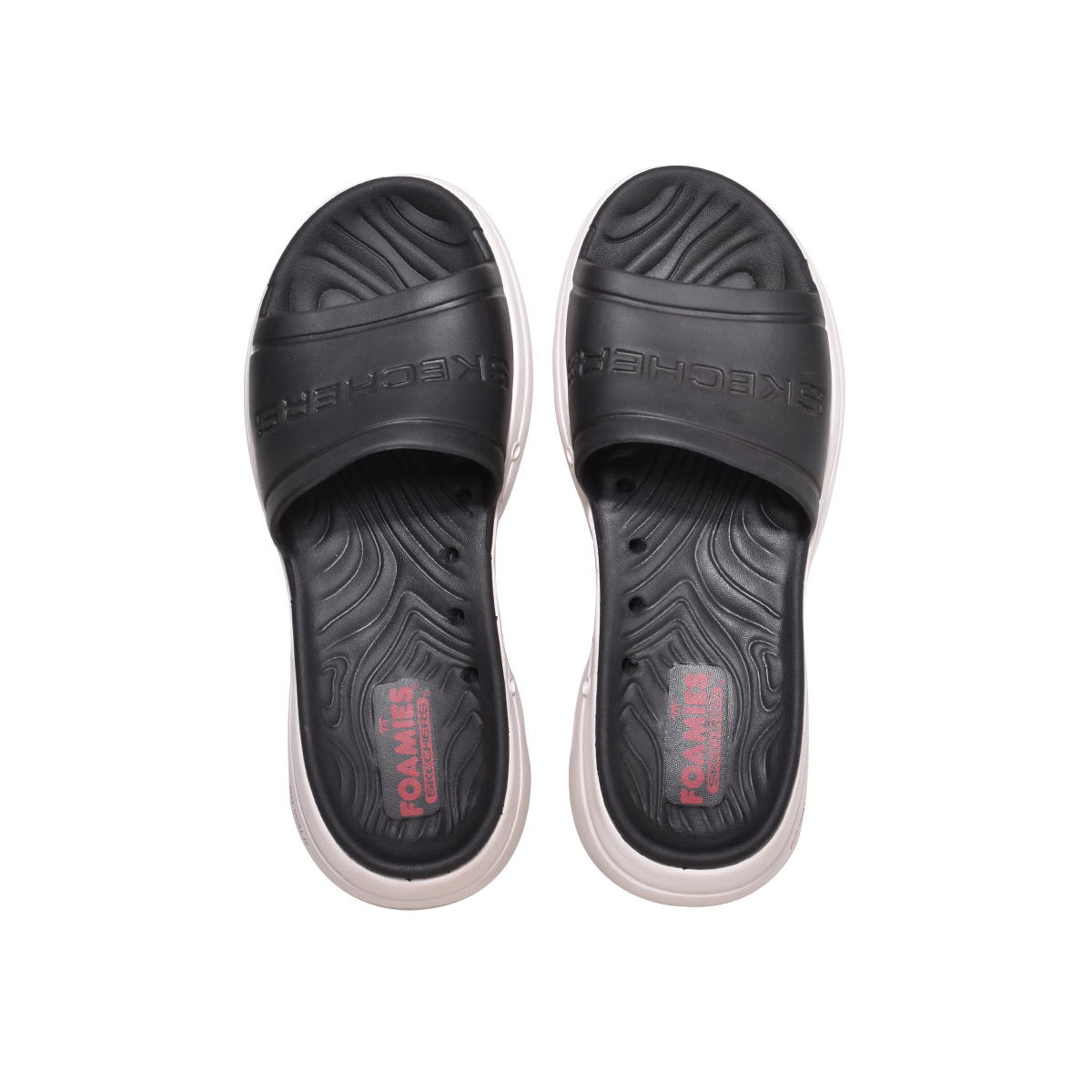 Skechers Foamies Go Walk Cruisen Slide 243021 -Black White