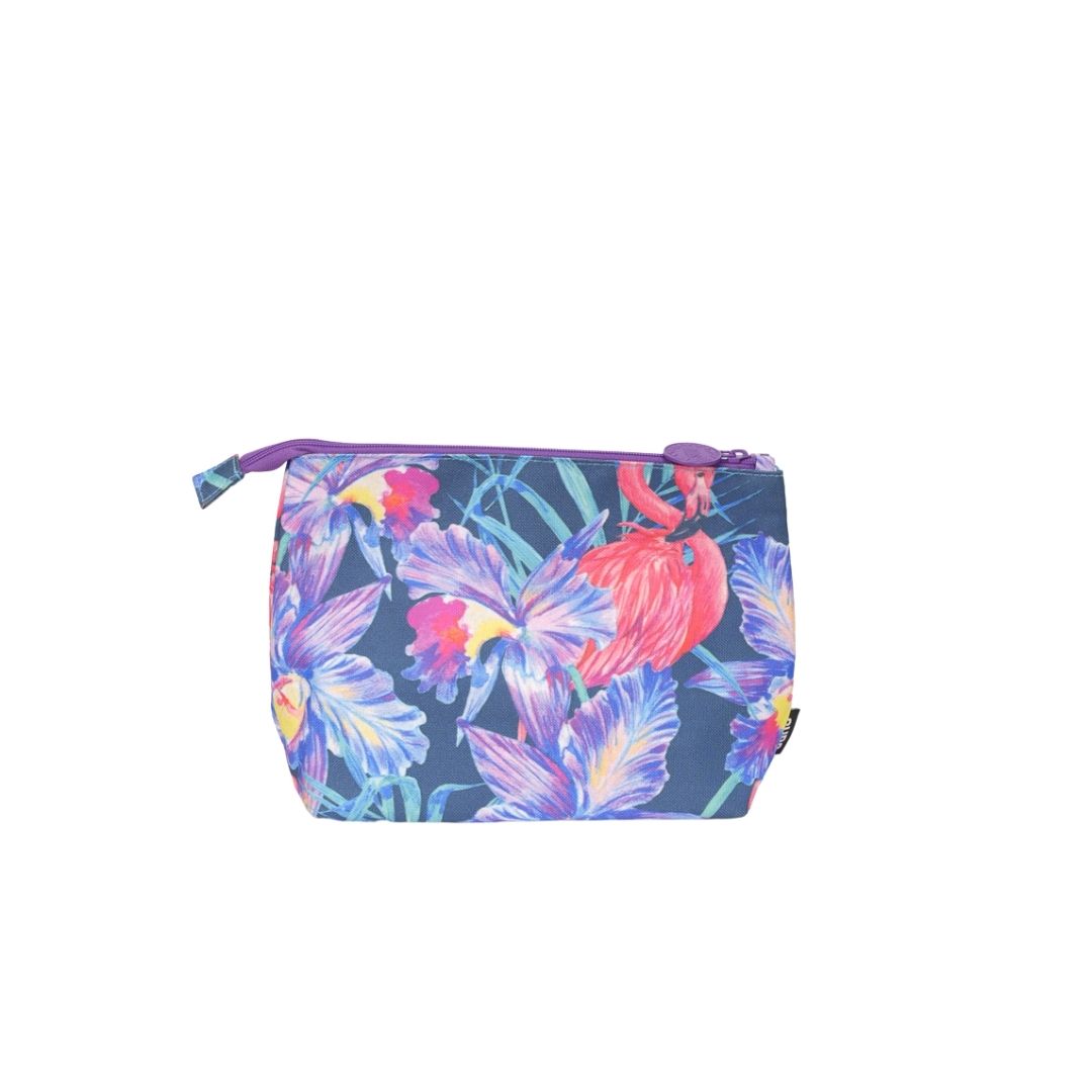 Cubs Skinny Flamingos medium pouch