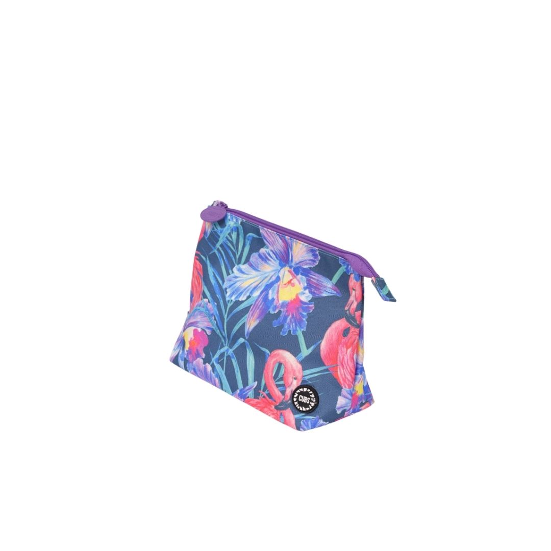 Cubs Skinny Flamingos medium pouch