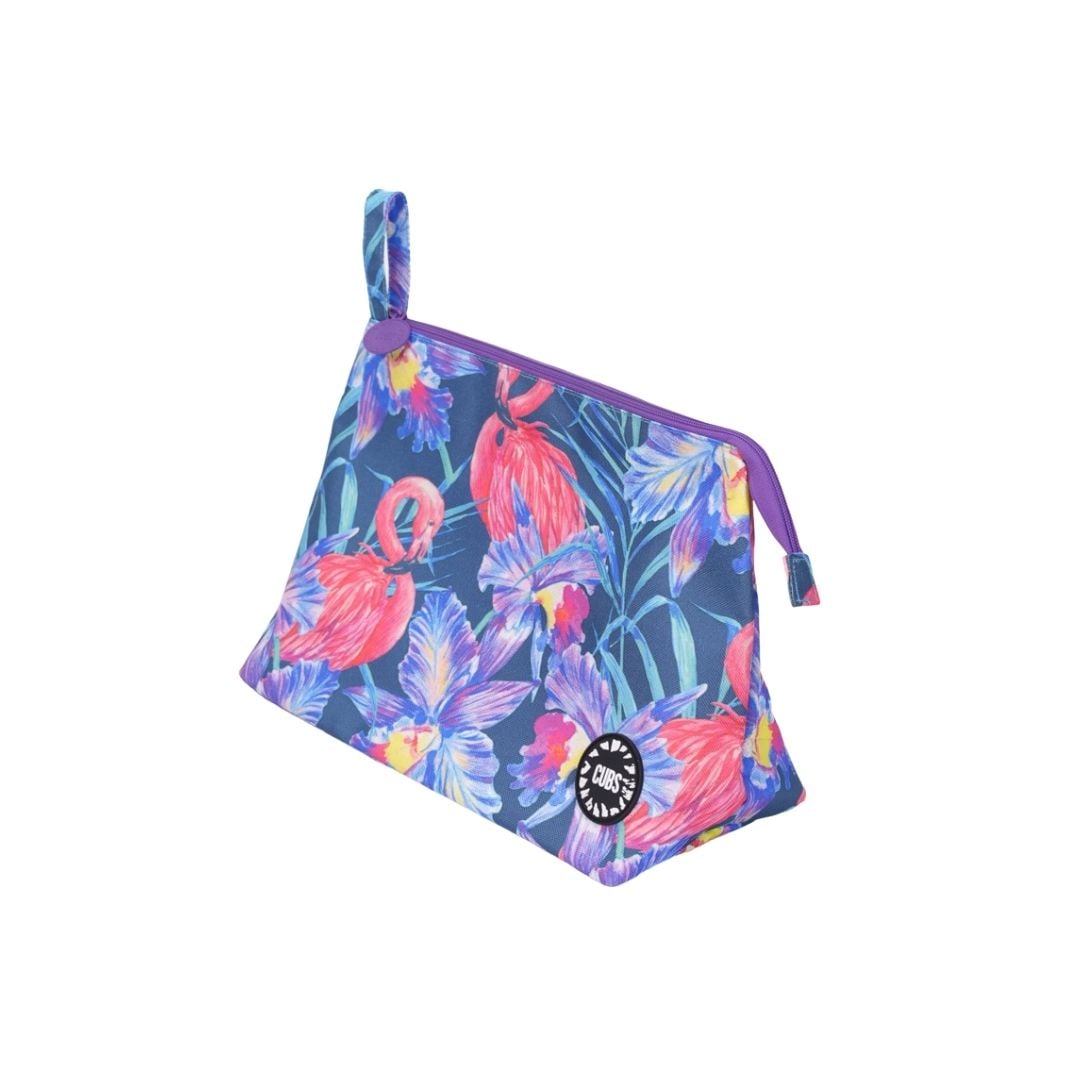 Cubs Skinny Flamingos Large Pouch