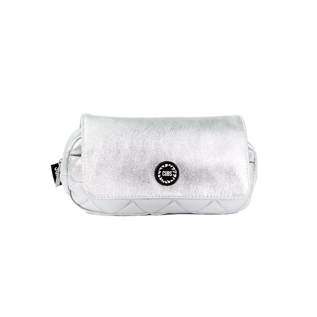 Cubs Shiny Silver High School Pencil Case