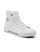 US Polo Men Vlair Off White Classics Mid Top Sneakers