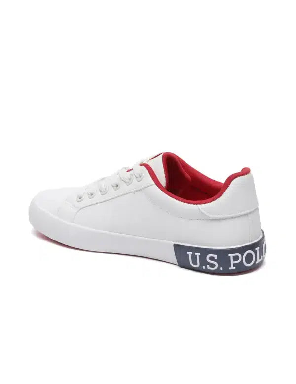 US Polo Assn Women Panelled Solid Lace Up Aubrey Sneakers