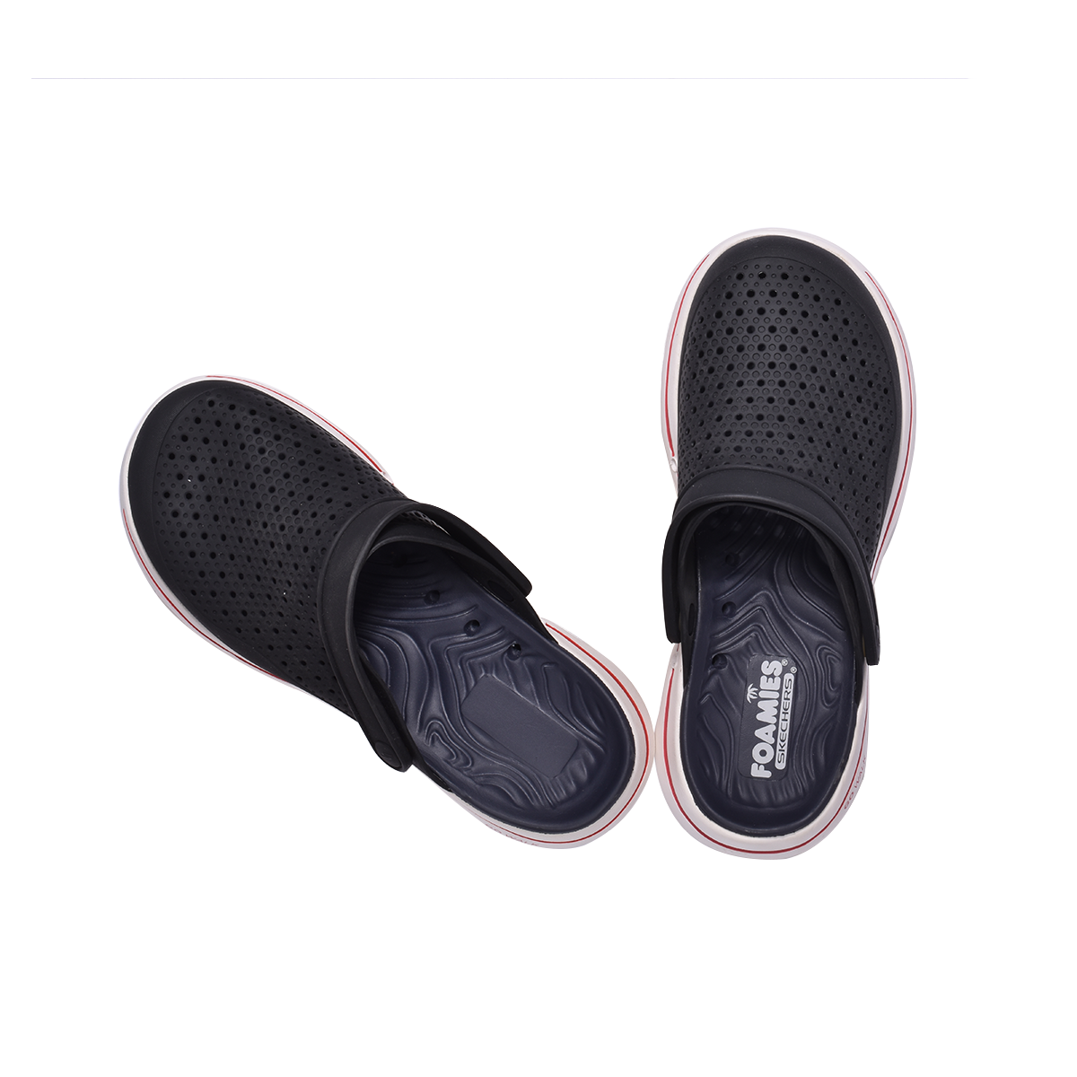 Skechers Foamies Go Walk 243016-Black Navy White