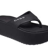 bebe Puffi Women Flip Flop-23303-black