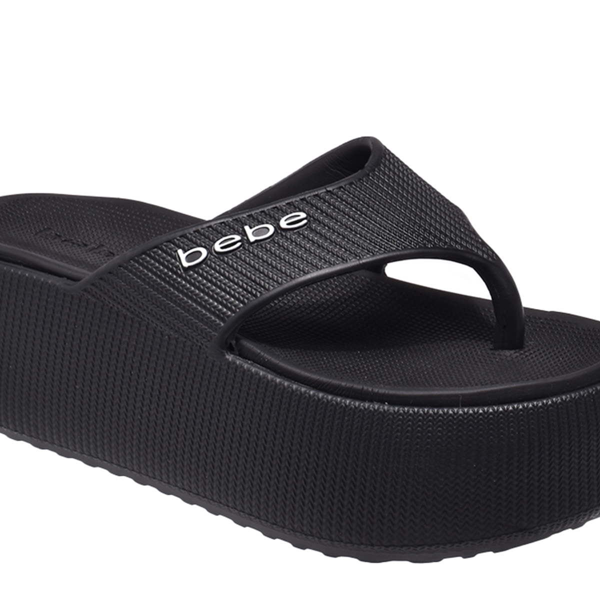 bebe Puffi Women Flip Flop-23303-black