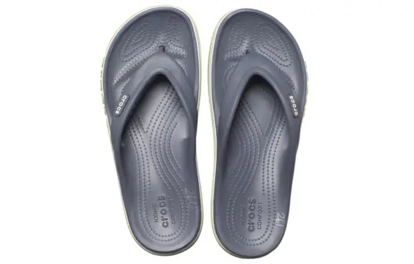 Crocs Bayaband Flip Charcoal/Volt Green