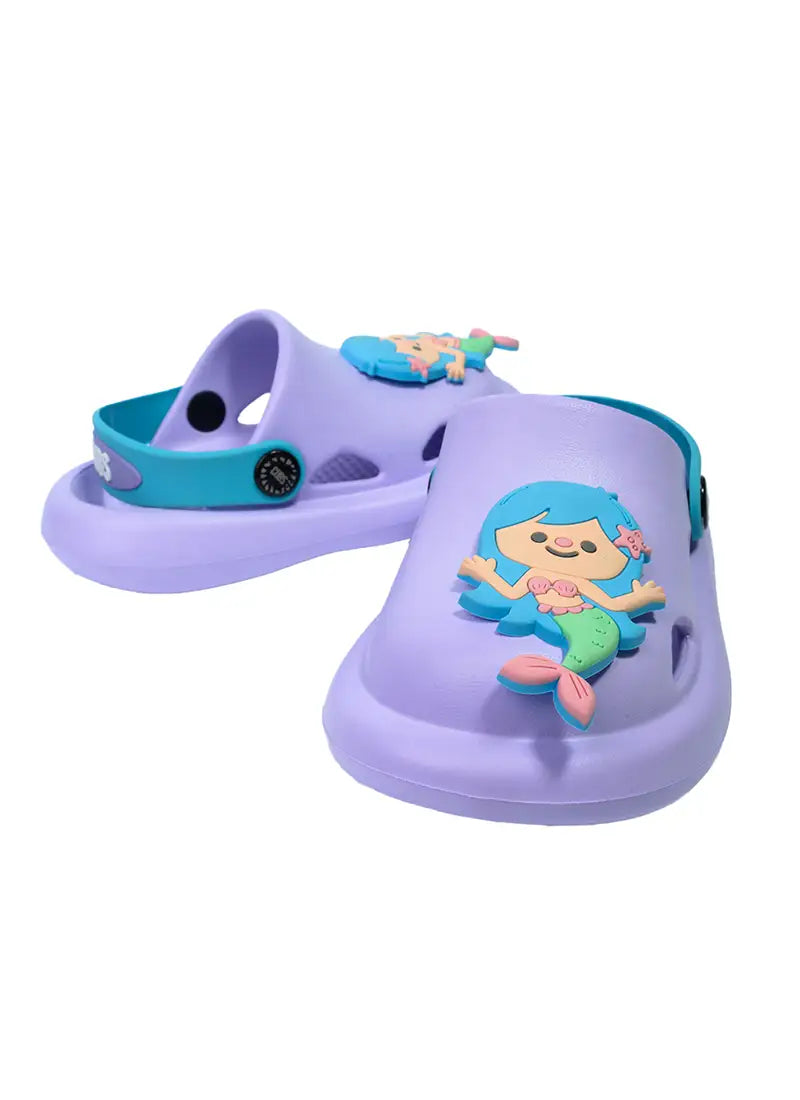 cubs Kids Clog Lilac Mermaid